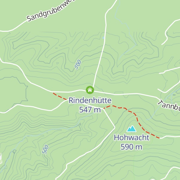 Map of Rindenhütte
