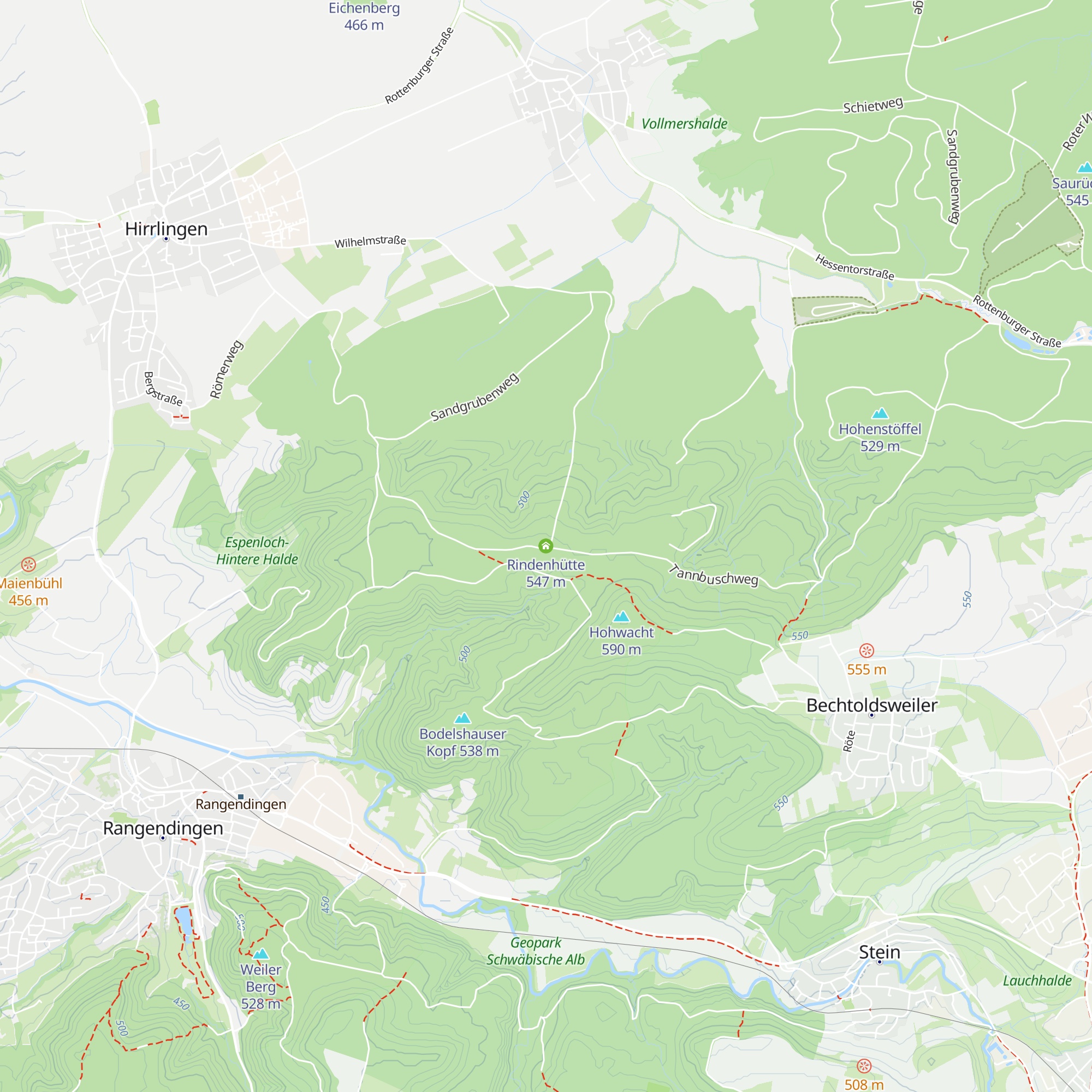 Rindenhütte map