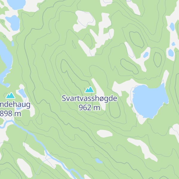 Map of Svartvasshøgde