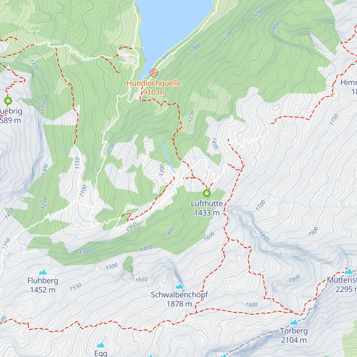 Rinderweidhütte map