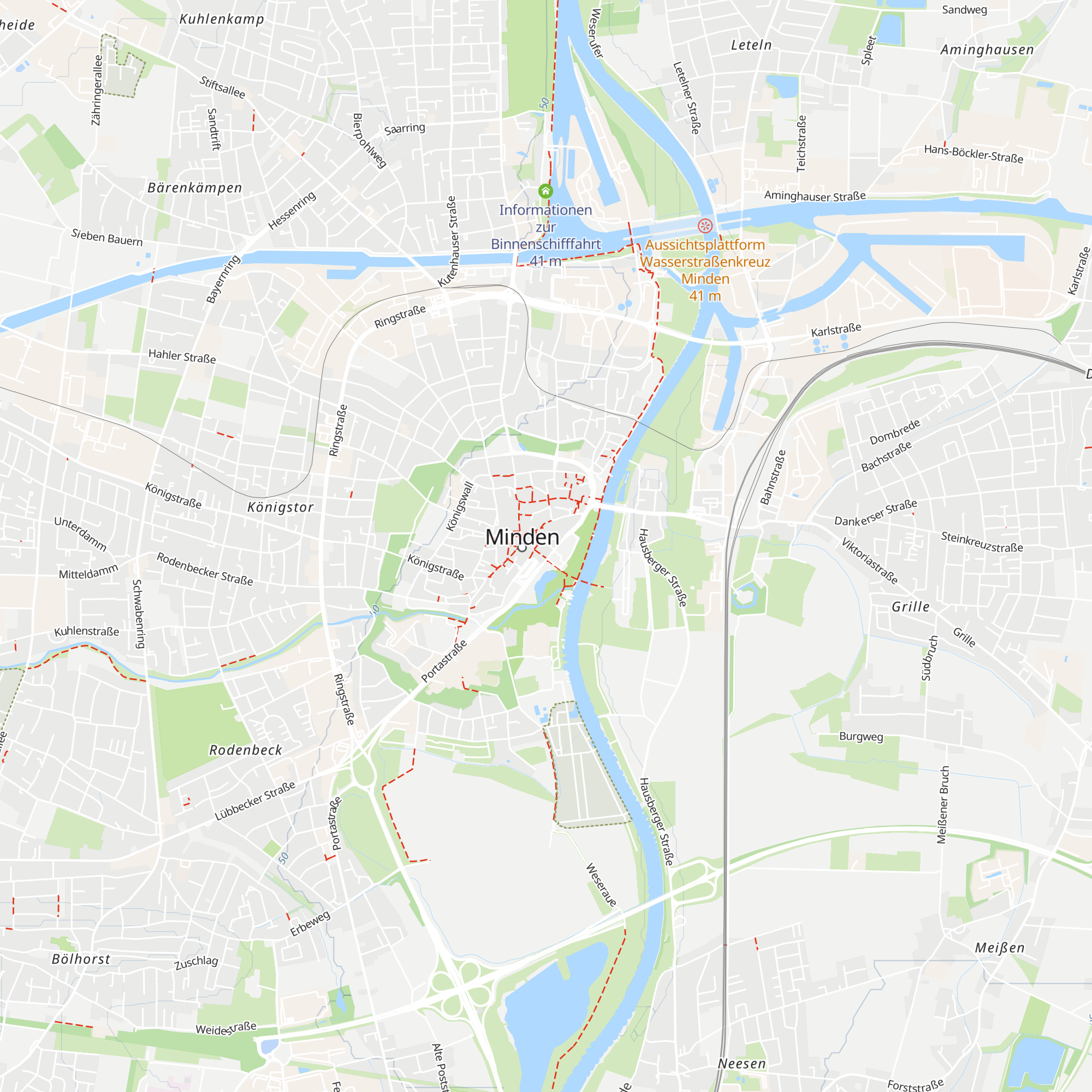 Tourist-Information map