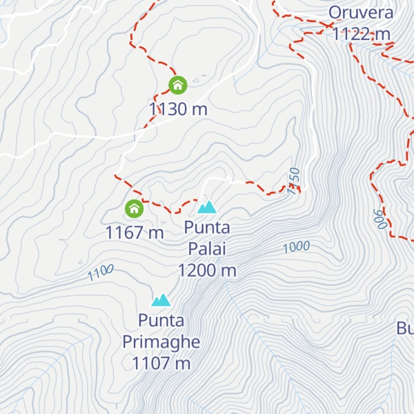 Map of Punta Palai