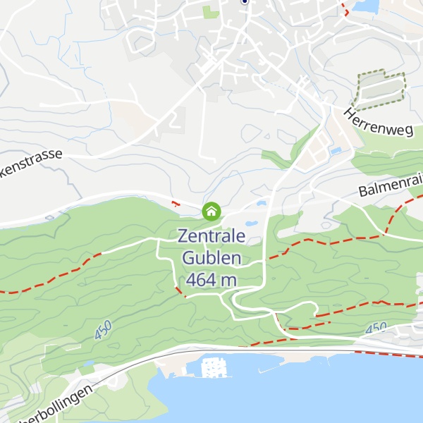 Map of Zentrale Gublen