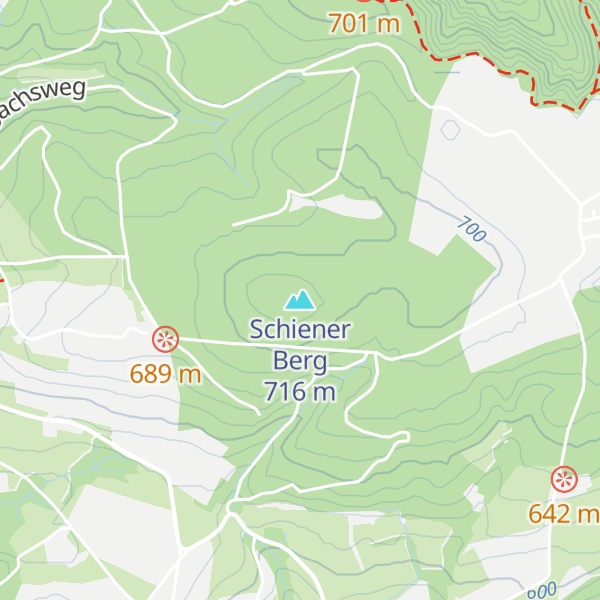 Map of Schiener Berg