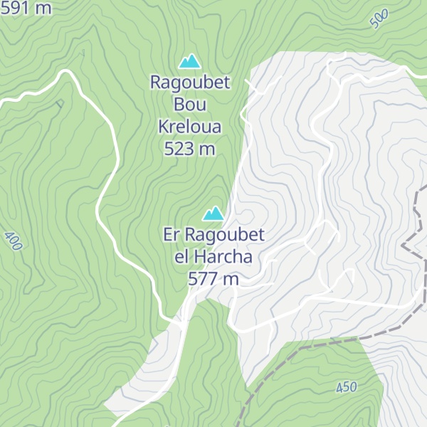 Map of Er Ragoubet el Harcha