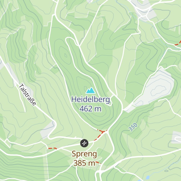 Map of Heidelberg