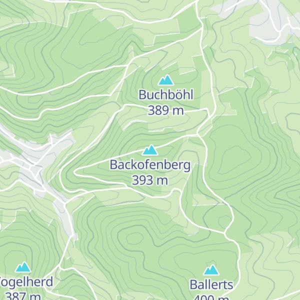 Map of Backofenberg