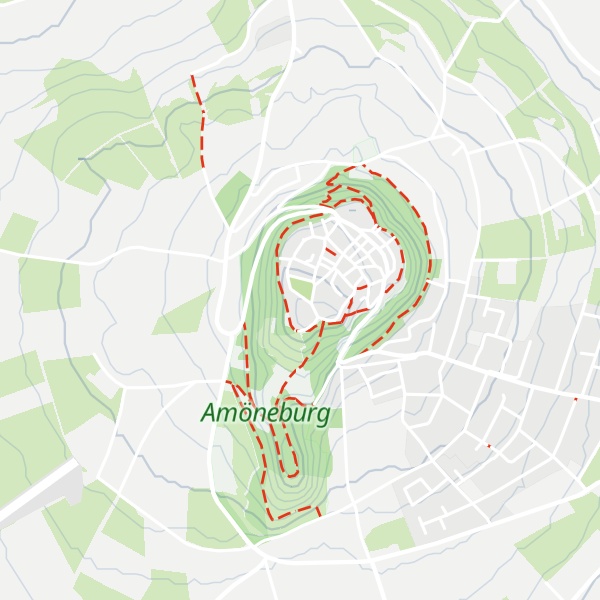 Map of Amöneburg, Berg