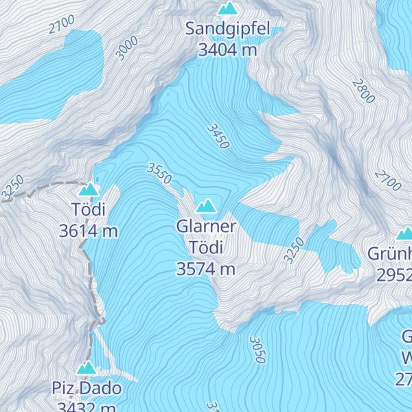 Map of Glarner Tödi