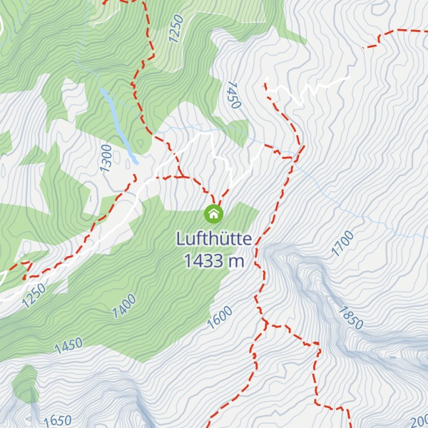 Map of Lufthütte