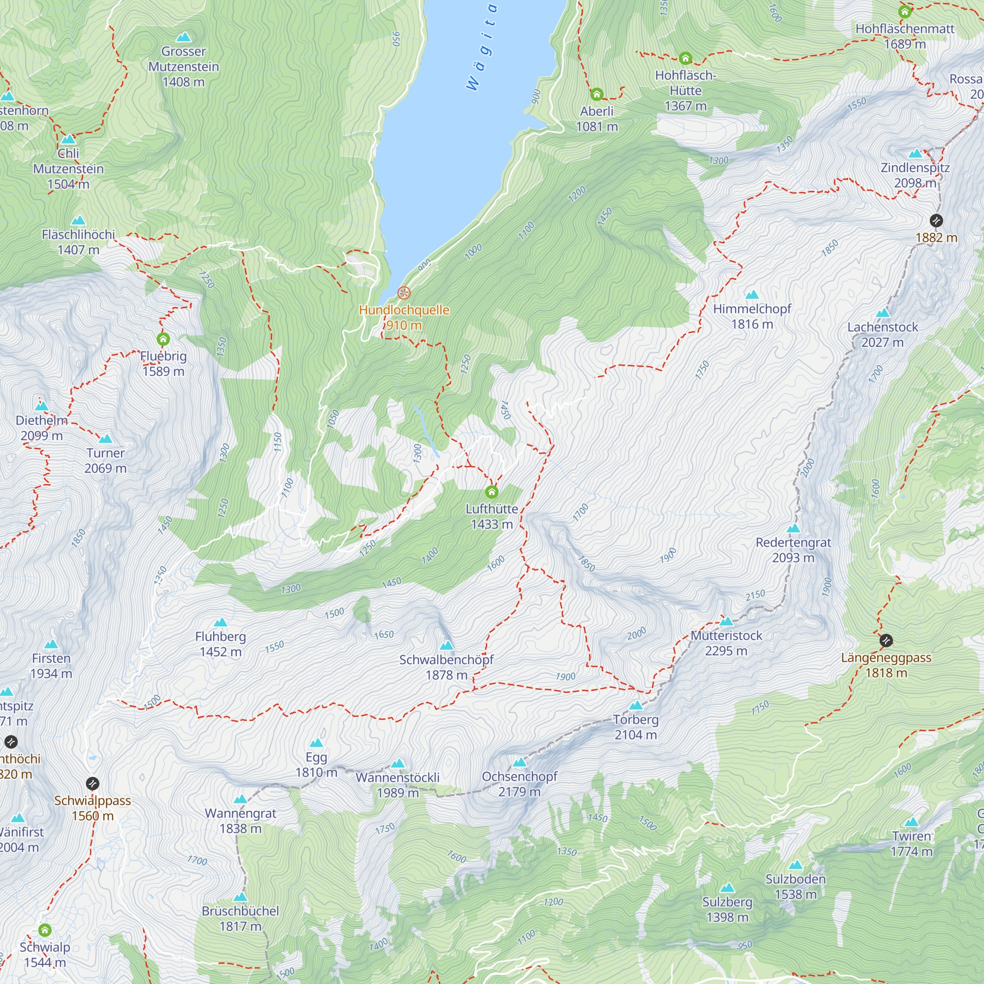 Lufthütte map