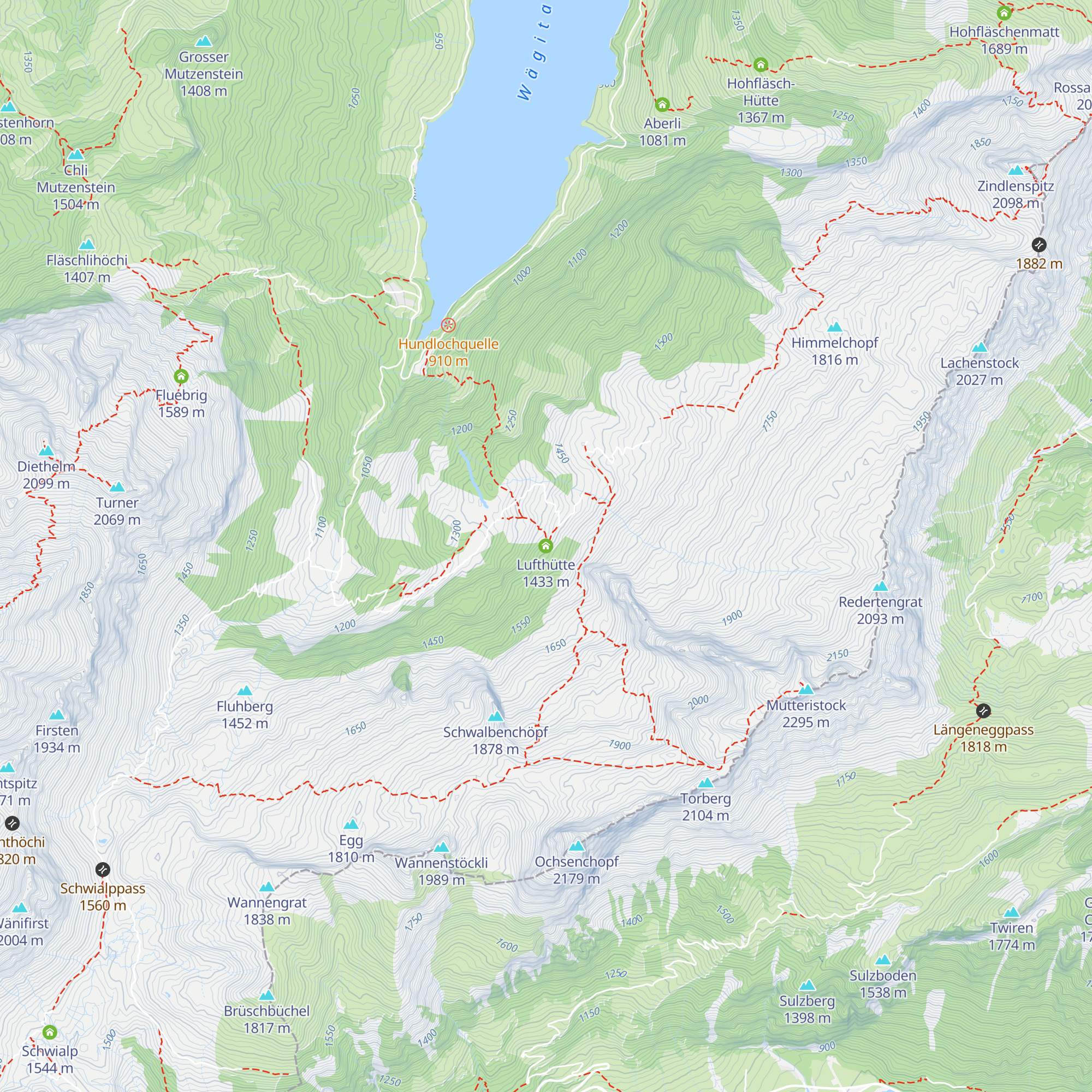 Lufthütte map
