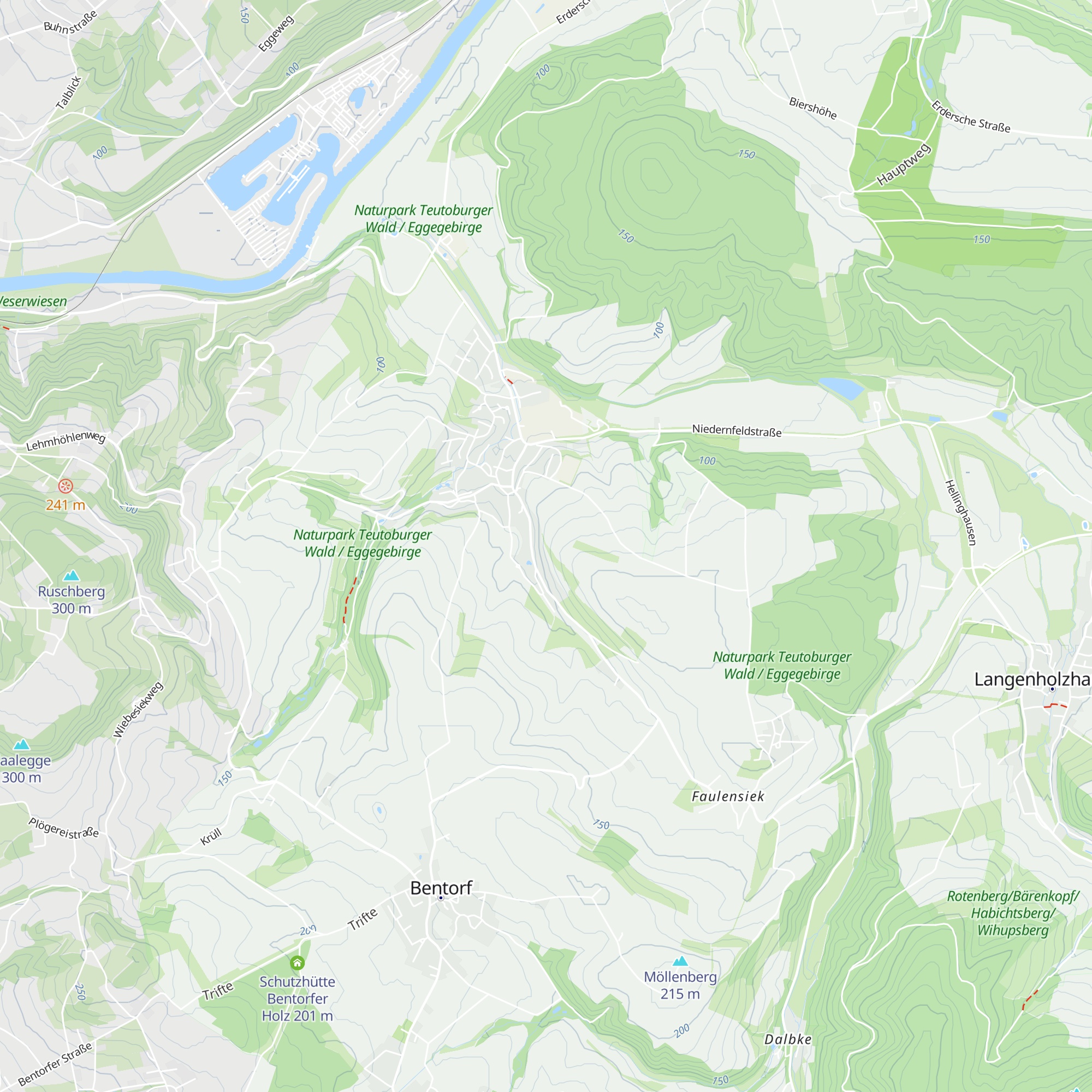Hütte map