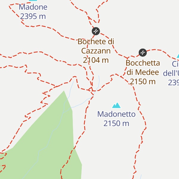 Map of Capanna Borgna