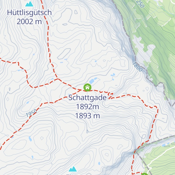 Map of Schattgade 1892m