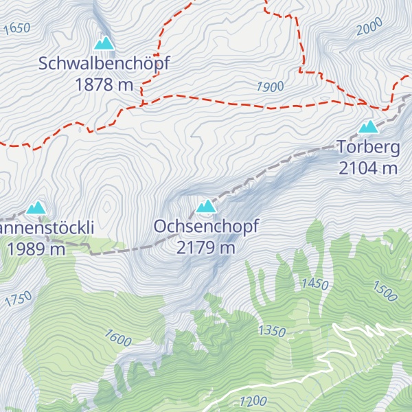 Map of Ochsenchopf