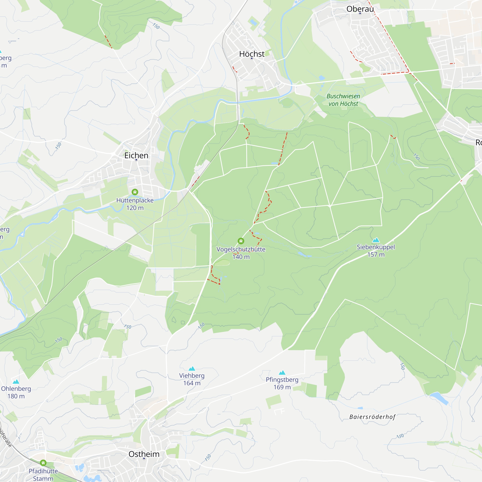 Vogelschutzhütte map