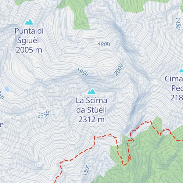 Map of La Scíma da Stüéll