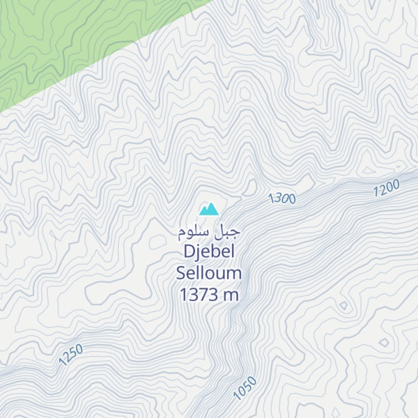 Map of جبل سلوم Djebel Selloum
