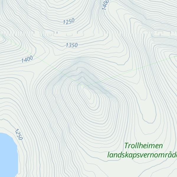 Map of Østre Somrungnebba V