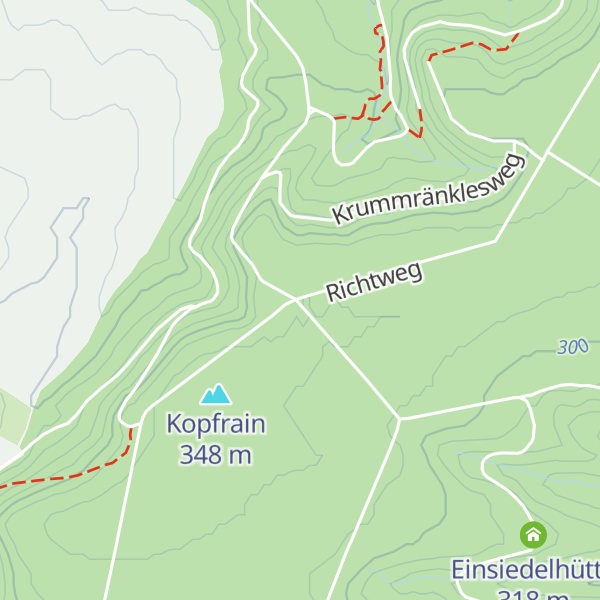 Map of Kopfrainhütte