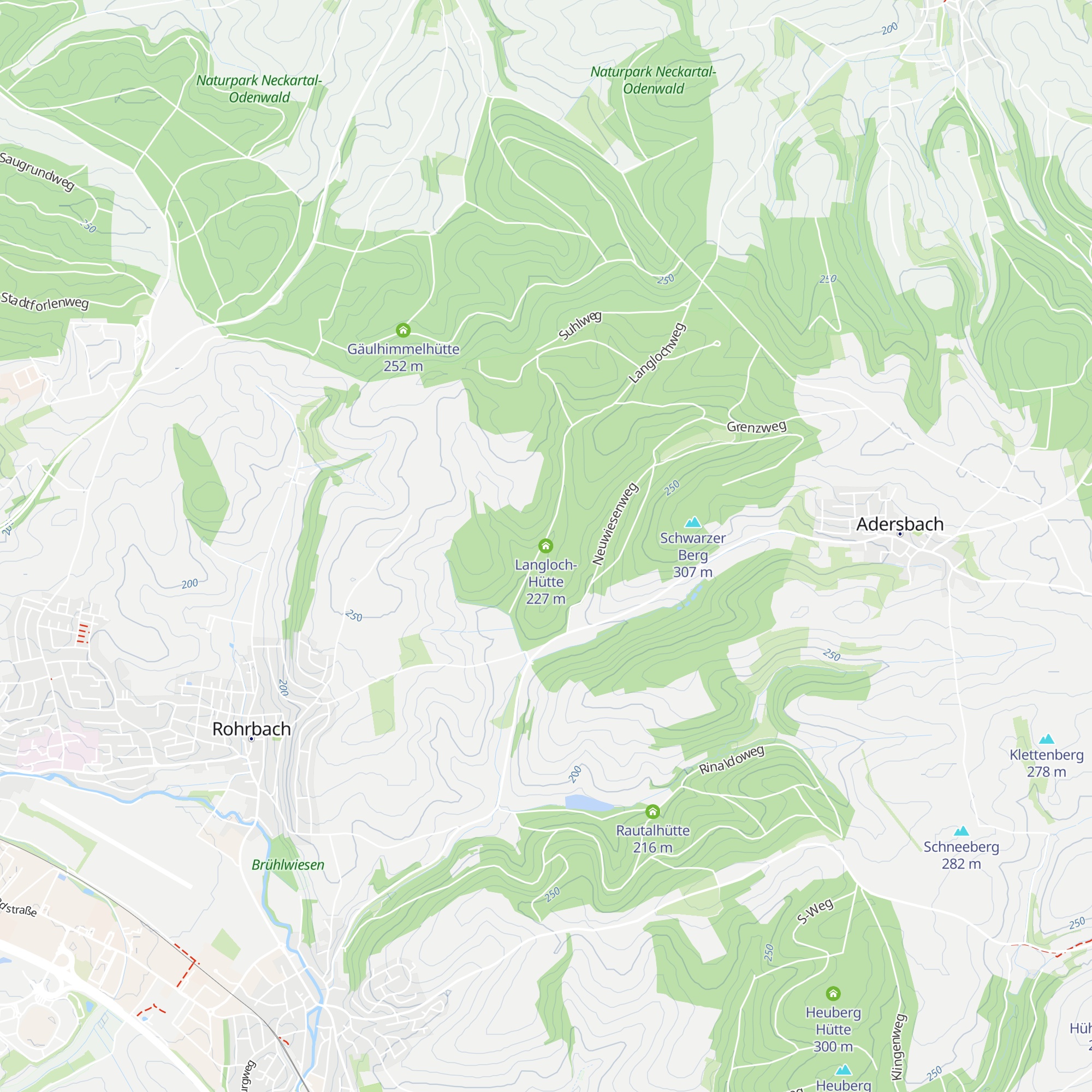 Langloch-Hütte map