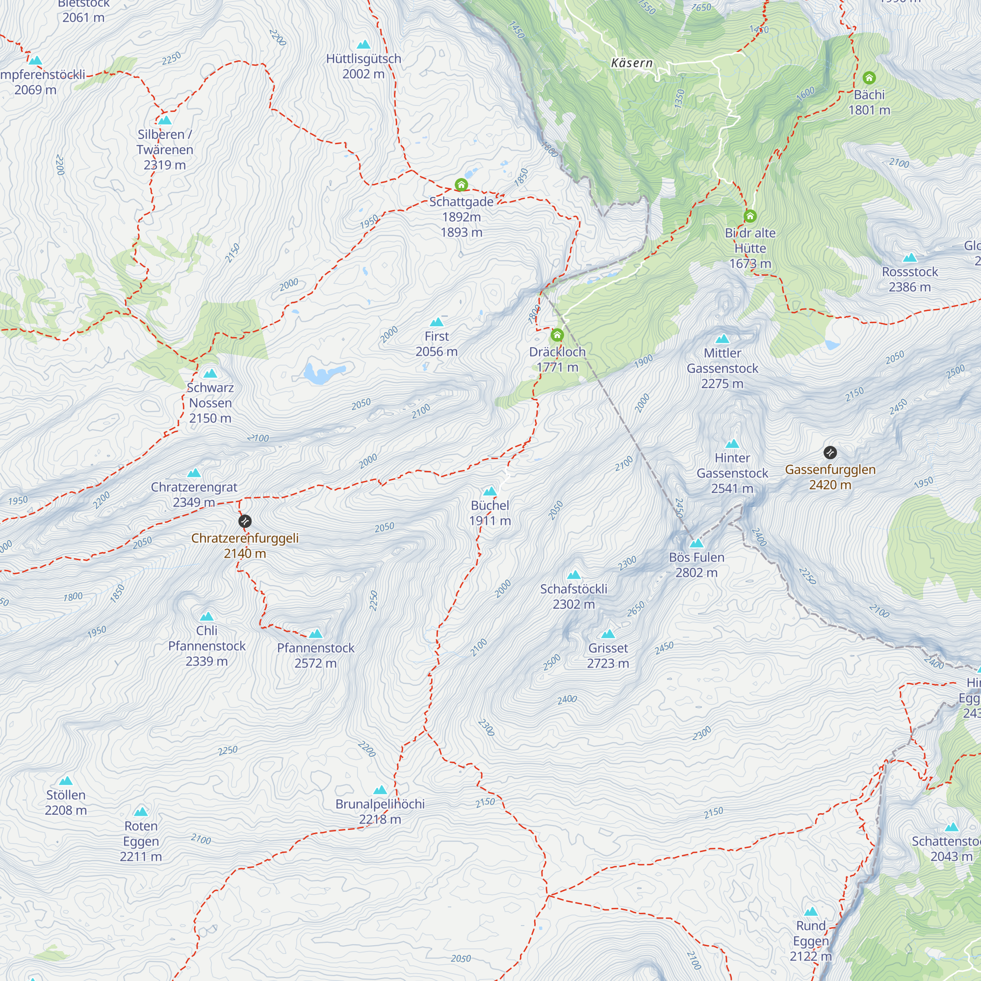 Büchel map
