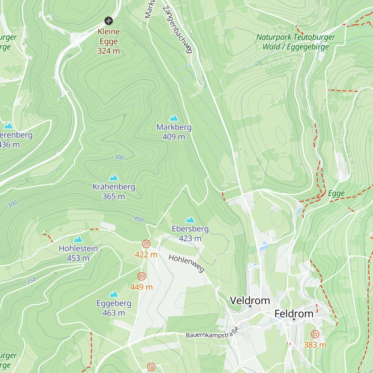 Schutzhütte Ebersberg map