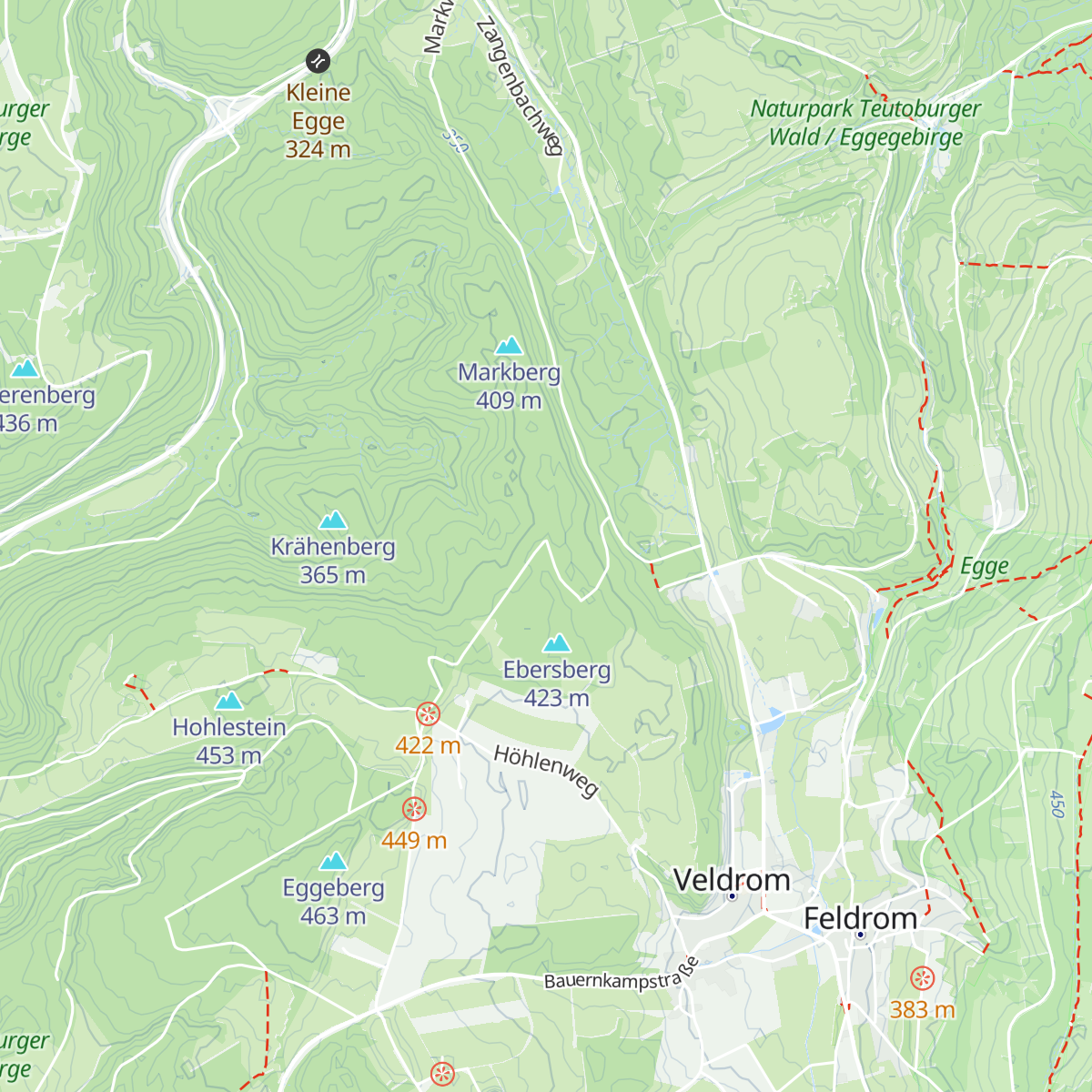 Schutzhütte Ebersberg map