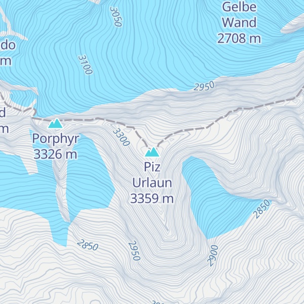Map of Piz Urlaun