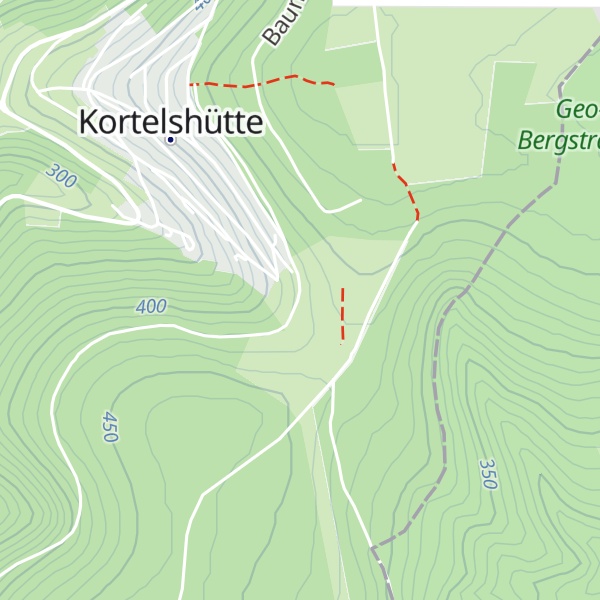Map of Cordula's Hütte