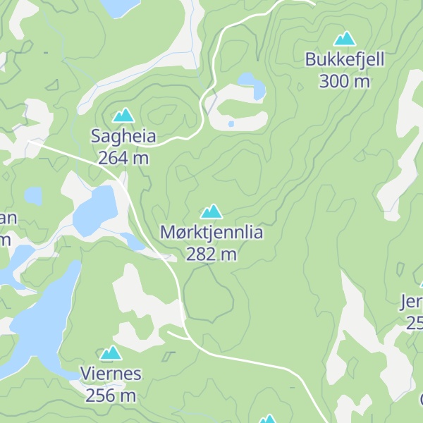 Map of Mørktjennlia