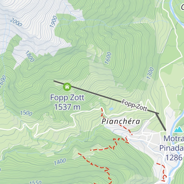 Map of Casetta