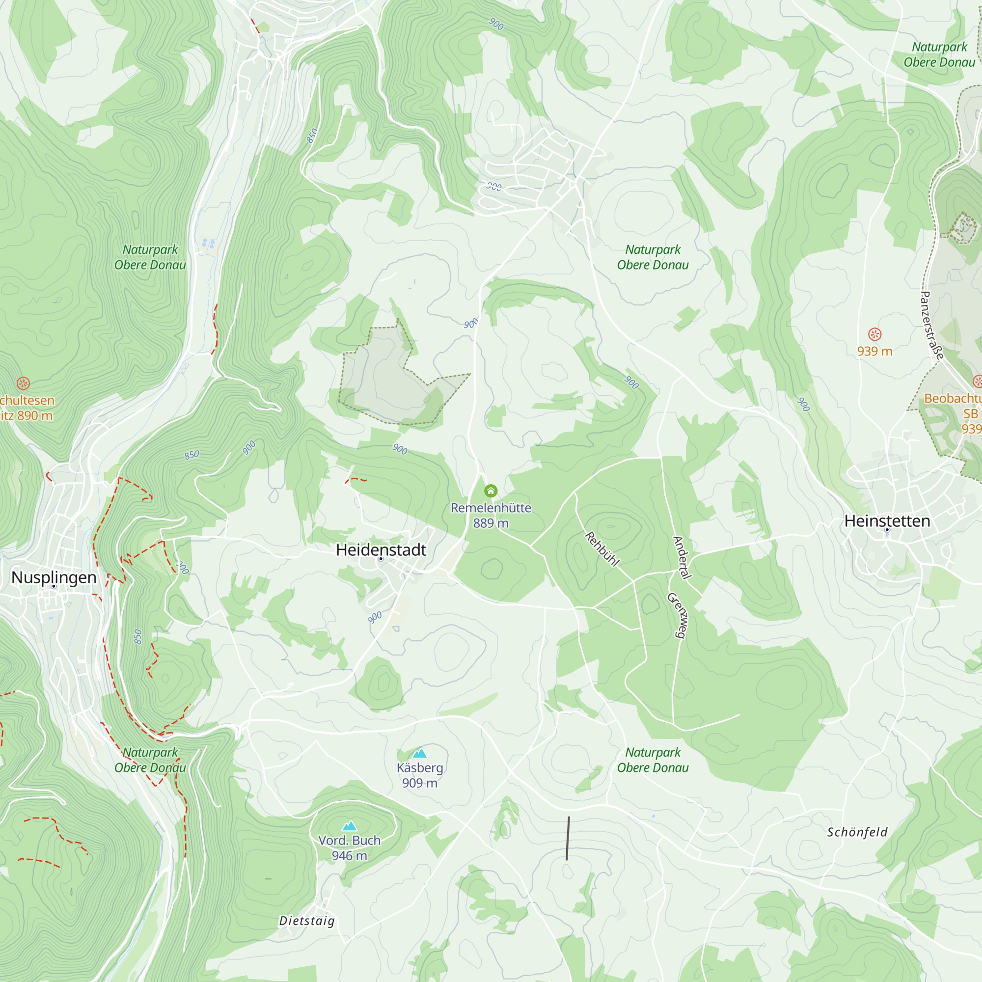 Remelenhütte map