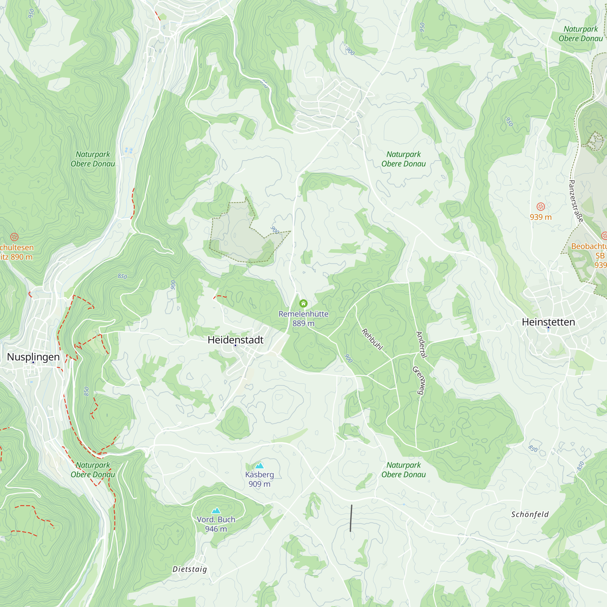 Remelenhütte map