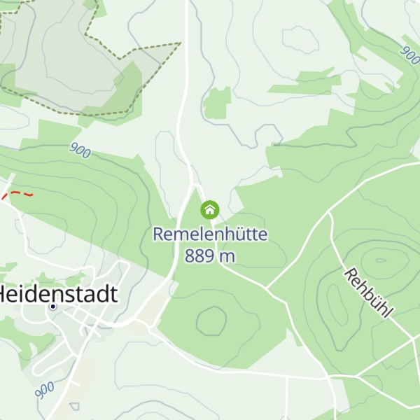 Map of Remelenhütte
