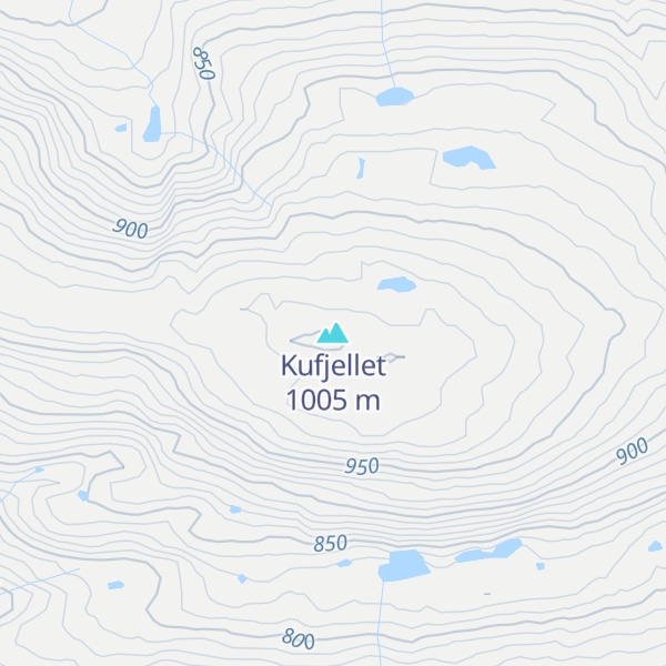 Map of Kufjellet