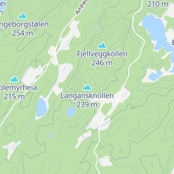 Map of Langansknollen