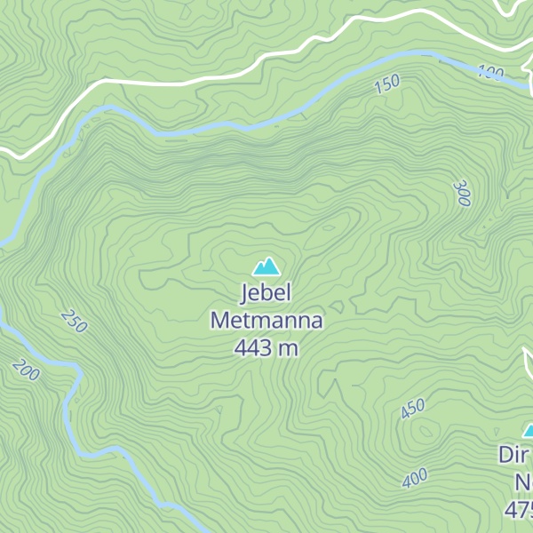 Map of Jebel Metmanna