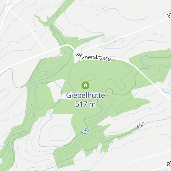 Map of Giebelhütte