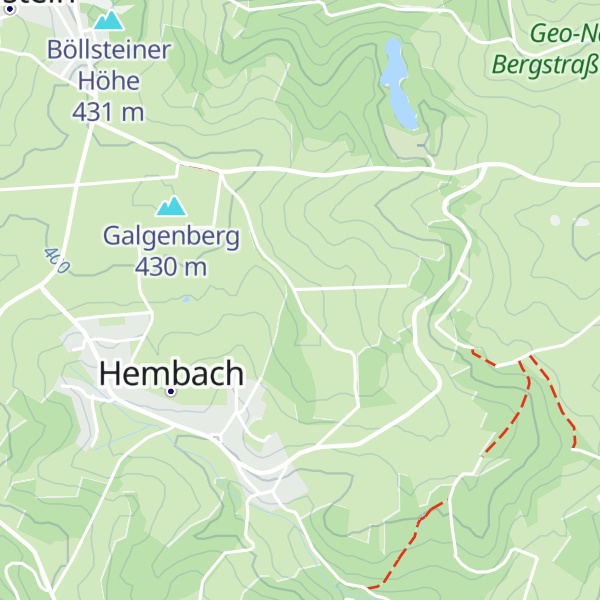 Map of Langensteiner Hütte