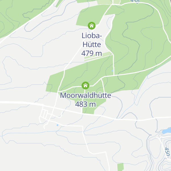 Map of Moorwaldhütte