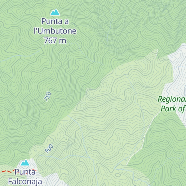 Map of Punta di l'Apa