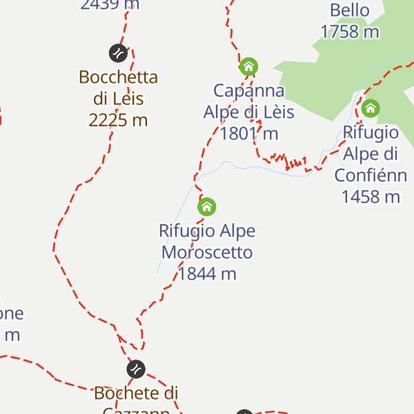 Map of Rifugio Alpe Moroscetto
