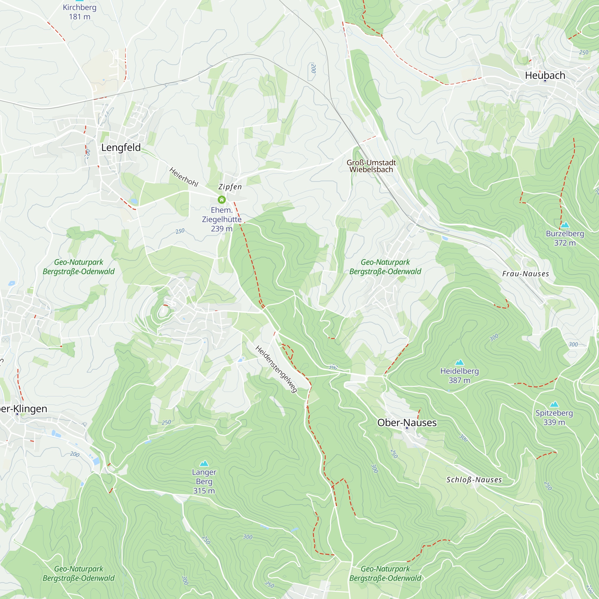 Ludwig Keller Hütte map