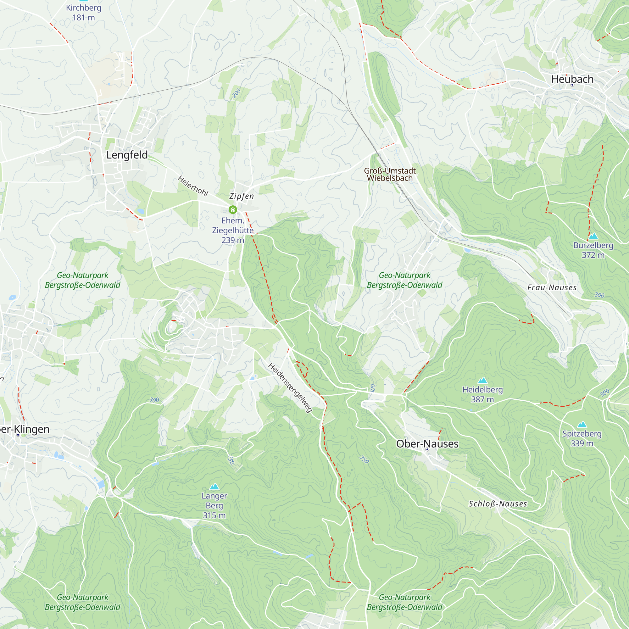 Ludwig Keller Hütte map