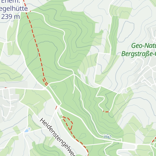 Map of Ludwig Keller Hütte