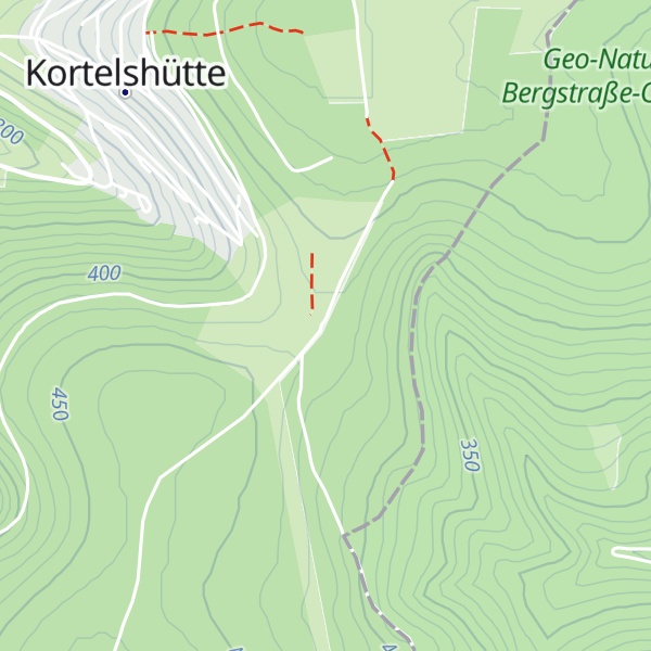 Map of Kortels-Hütte