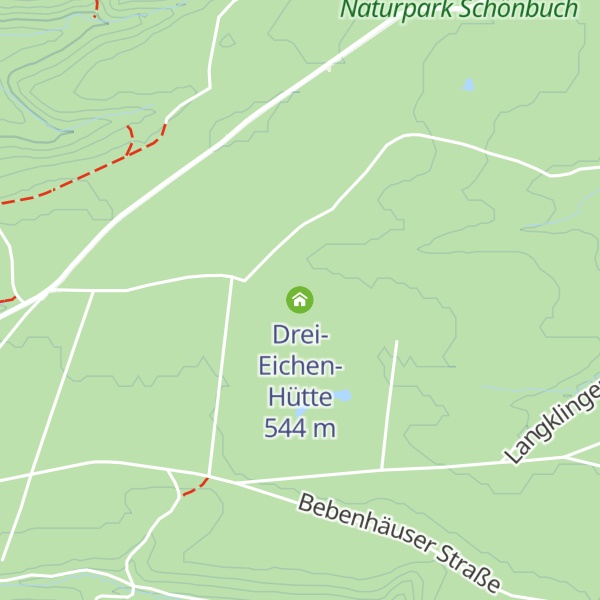 Map of Drei-Eichen-Hütte