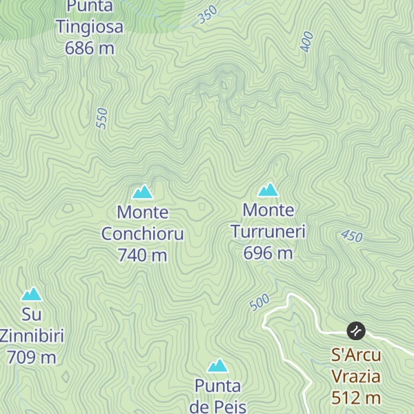 Map of Sa Conca de sa Scandula